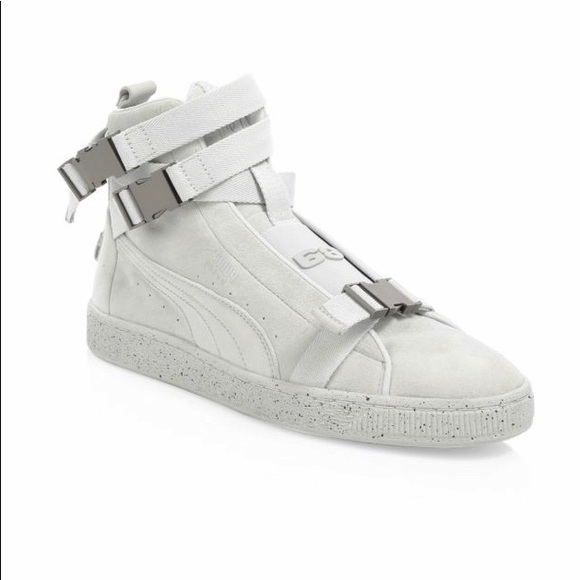 Puma Other - Puma Men hi-top Suede Sneakers, glacier grey